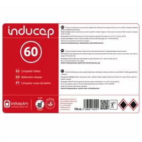   Inducap 60 Szuperkoncentrált fürdőszobai tisztítószer matrica