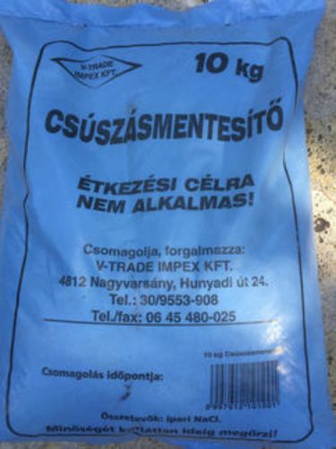 Hagyományos útszóró só 10 kg