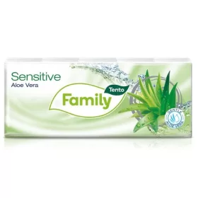 Tento Aloe Vera papírzsebkendő 3 réteg, 10x10 db/csomag