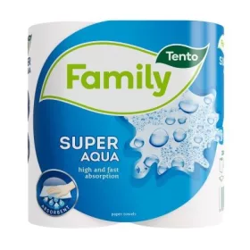   Tento Family Super Aqua 2 tekercses háztartási papírtörlő