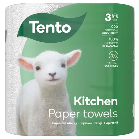Tento Kitchen 2 tekercses háztartási papírtörlő