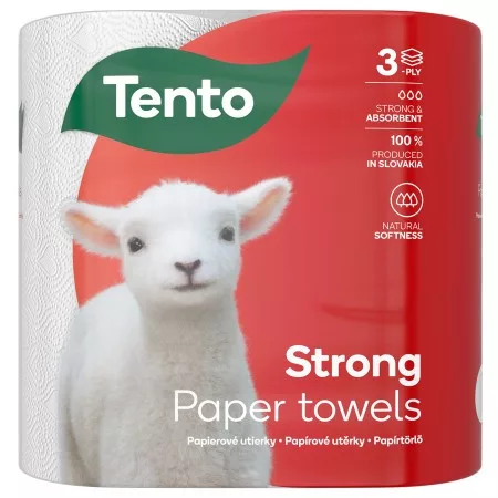 Tento Strong 2 tekercses háztartási papírtörlő