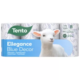 Tento Ellegance Blue Decor 8 tekercses toalettpapír