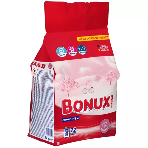 Bonux Professional 3in1 Colors Pure Magnolia mosópor (4,68 kg)