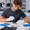 Portwest A080 textil kesztyű mikropontozott fehér "L"