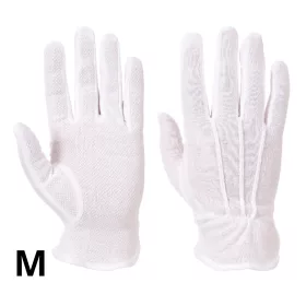   Portwest A080 textil kesztyű mikropontozott fehér "M"