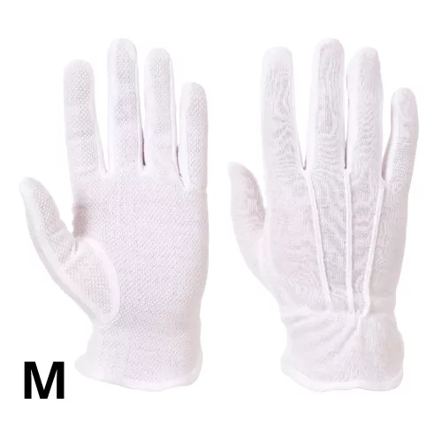 Portwest A080 textil kesztyű mikropontozott fehér "M"