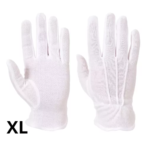 Portwest A080 textil kesztyű mikropontozott fehér "XL"