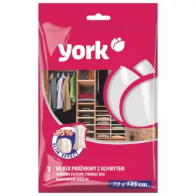 YORK akasztható vákuumos ruhatároló 70x145 cm