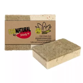   YORK Eco Natural mosogatószivacs környezetbarát természetes anyagokból 2db/csomag