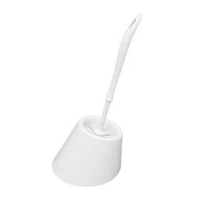 Tidinett WC kefe műanyag kerek tartóval fehér 35cm