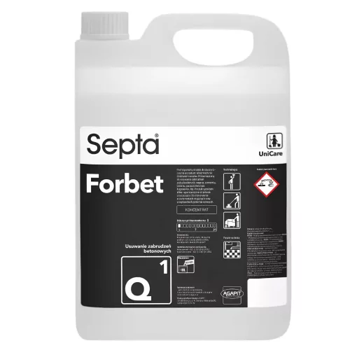 Septa Forbet Q1 Építési szennyeződések eltávolítására használható savas tisztítószer 5L