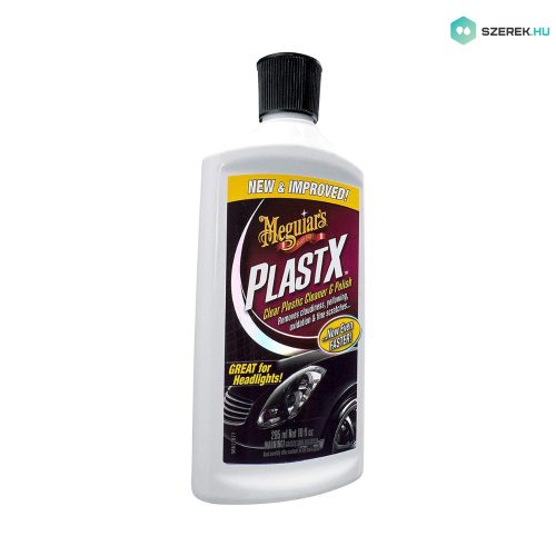 Meguiar's PlastX clear plastic cleaner and polish - fényszóró és műanyag polírozó 296 ml