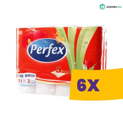 Perfex WC papír hófehér - 3 rétegű 24 tekercses (Karton - 6 csg)