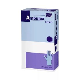   Ambulex eldobható nitryl lila gumikesztyű 100db-os -S méret