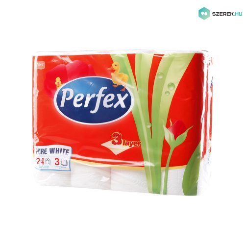 Perfex WC papír hófehér - 3 rétegű 24 tekercses