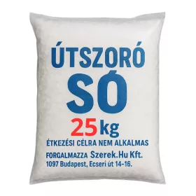 Szerek.Hu hagyományos útszóró só (25 kg)