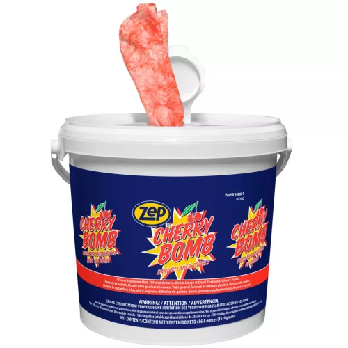 Zep Cherry Bomb kéztisztító kendő – erős szennyeződések, olaj és zsír ellen – 130 db