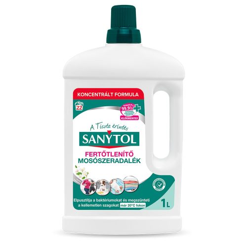 Sanytol fertőtlenítő mosószeradalék Fehér virágok (1000 ml)