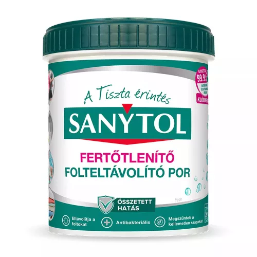 Sanytol fertőtlenítő folteltávolító por (450 g)