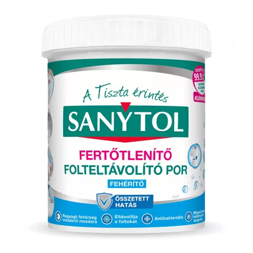 Sanytol Fertőtlenítő Fehérítő Folteltávolító Por (450 g)
