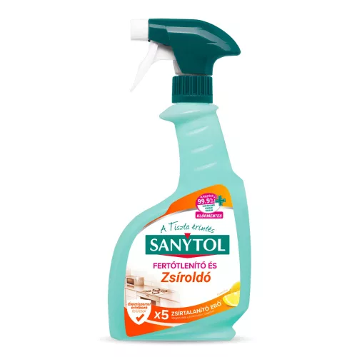Sanytol Fertőtlenítő és Zsíroldó Konyhai Spray Citrus (500 ml)