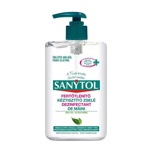 Sanytol kézfertőtlenítő gél pumpás 250ml (6db/karton)