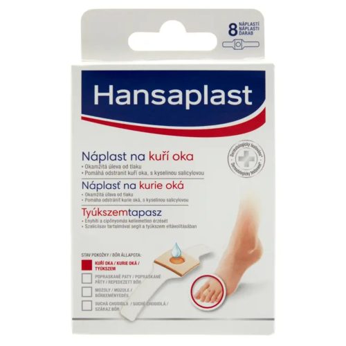 Hansaplast Tyúkszemtapasz 8db/csg (10csg/karton)