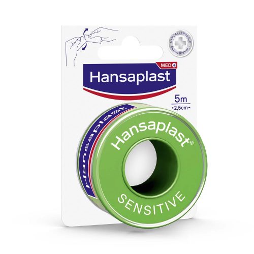 Hansaplast ragtapasz Sensitive, méretre vágható  5m x 2,5cm (10csg/karton)