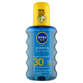   Nivea Protect&Dry Touch átlátszó hűsítő napozó spray FF30 200ml