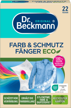 Dr. Beckmann ECO színvédő kendő 22db/csomag (12csg/karton)