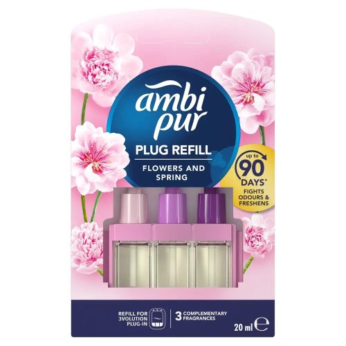 Ambi Pur 3Volution elektromos légfrissítő utántöltő Flowers & Spring (20 ml)