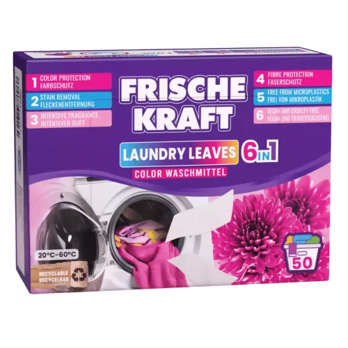 Frische Kraft mosólap 6in1 SZÍNES ruhákhoz 50 mosás
