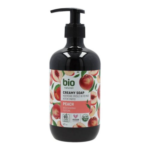 Bio Naturell krémszappan, pumpás, Őszibarack, 946ml