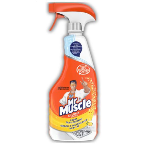 Mr. Muscle Kitchen 5in1 konyhai fertőtlenítő spray citrom illattal (500 ml)