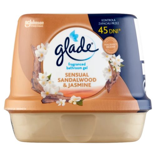 Glade Fürdőszobai Illatosító Zselé 180 g Sensual sandalwood/jasmine (8db/karton)