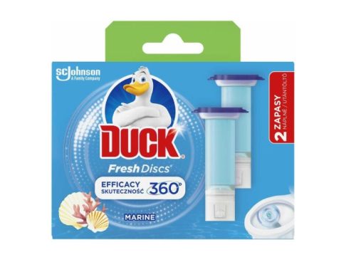 Duck wc öblítő korong UTÁNTÖLTŐ, Marine 2X36ml/cs  (5db/karton)