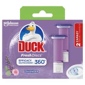 Duck Fresh Discs WC öblítő korong utántöltő, Levendula (2 x 36 ml)