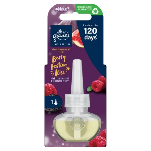 Glade elektromos légfrissítő utántöltő 20ml Berry Festive Kiss LIMITÁLT KIADÁS! (6db/karton)