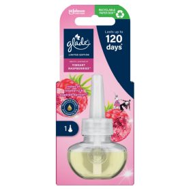 Glade elektromos légfrissítő utántöltő 20ml Vibrant Raspberries   Glade elektromos légfrissítő utántöltő 20ml Vibrant Raspberries