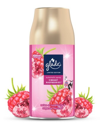Glade Automata Légfrissítő UTÁNTÖLTŐ 269ml, Vibrant Raspberries/Málna (6db/karton)