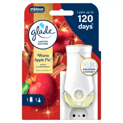 Glade elektromos légfrissítő készülék és utántöltő Warm Apple Pie (20 ml)