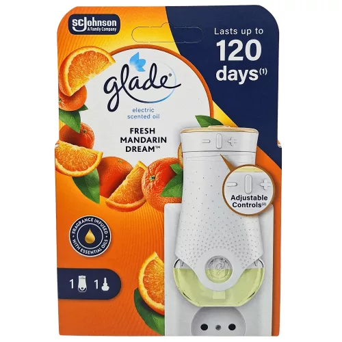Glade elektromos légfrissítő készülék+utántöltő 20ml Fresh Mandarin Dream