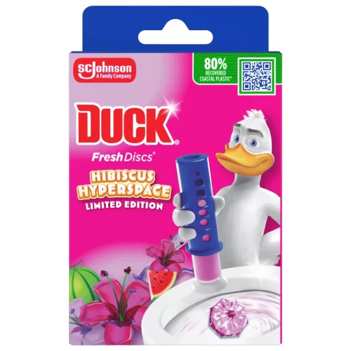 Duck Fresh Discs Hibiscus WC-öblítő korong, 36 ml