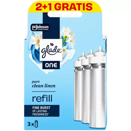 Glade ONE Automata koncentrált légfrissítő utántöltő 3x10ml Pure Clean Linen - Friss szellő