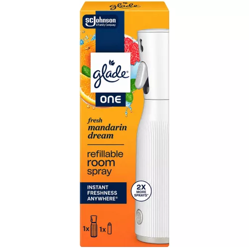 Glade ONE Automata légfrissítő készülék+utántöltő 1x10ml Fresh Mandarin Dream - Friss mandarin álom