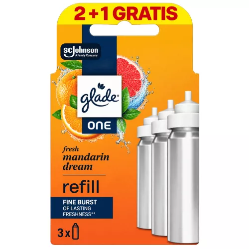 Glade ONE Automata koncentrált légfrissítő utántöltő 3x10ml Fresh Mandarin Dream - Friss mandarin álom