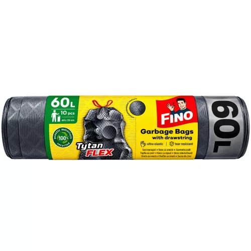 Fino Tytan Flex kukazsák 60L 10db/tekercs 63x70cm