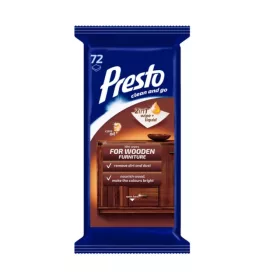 Presto Bútorápoló nedves törlőkendő (72 db)