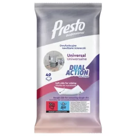 Presto Professional Dual Action univerzális nedves törlőkendő (40 db)